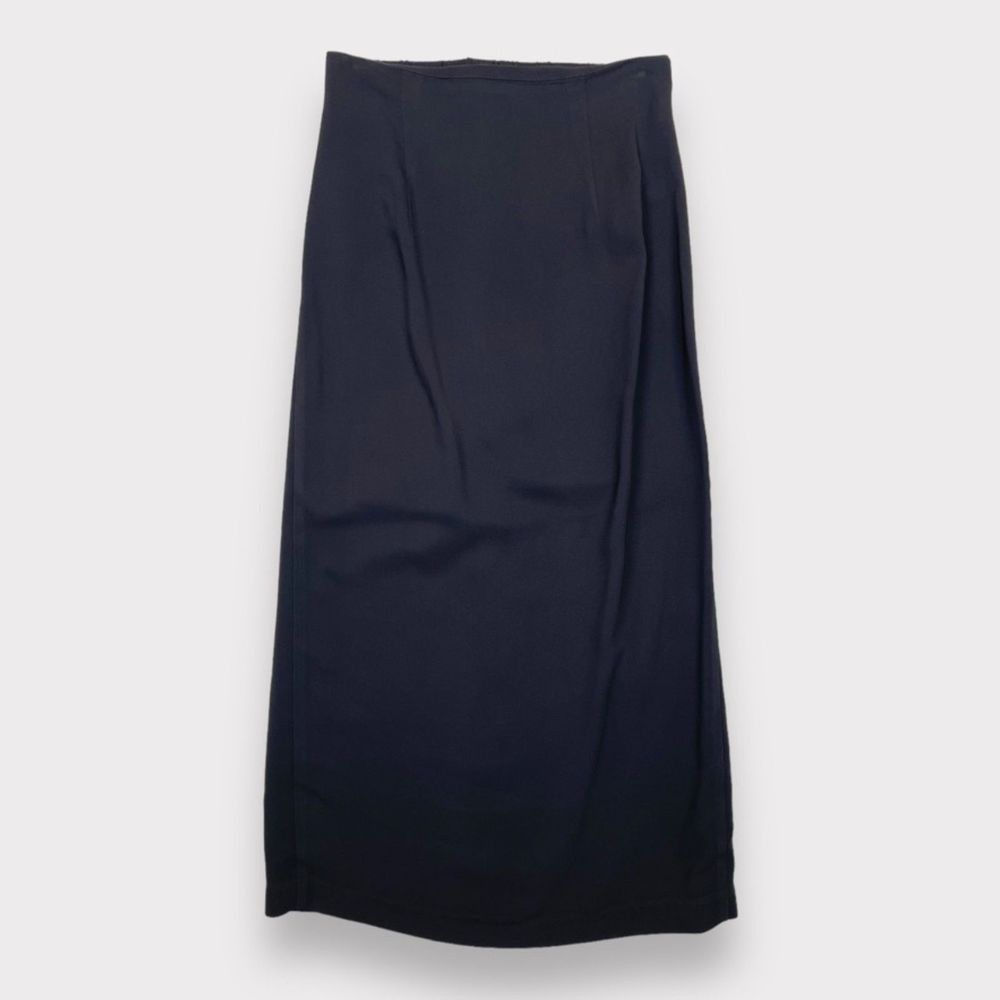 CO Essentials Black Pull-On Midi Pencil Skirt Women's Size Small - Picture 3 of 12